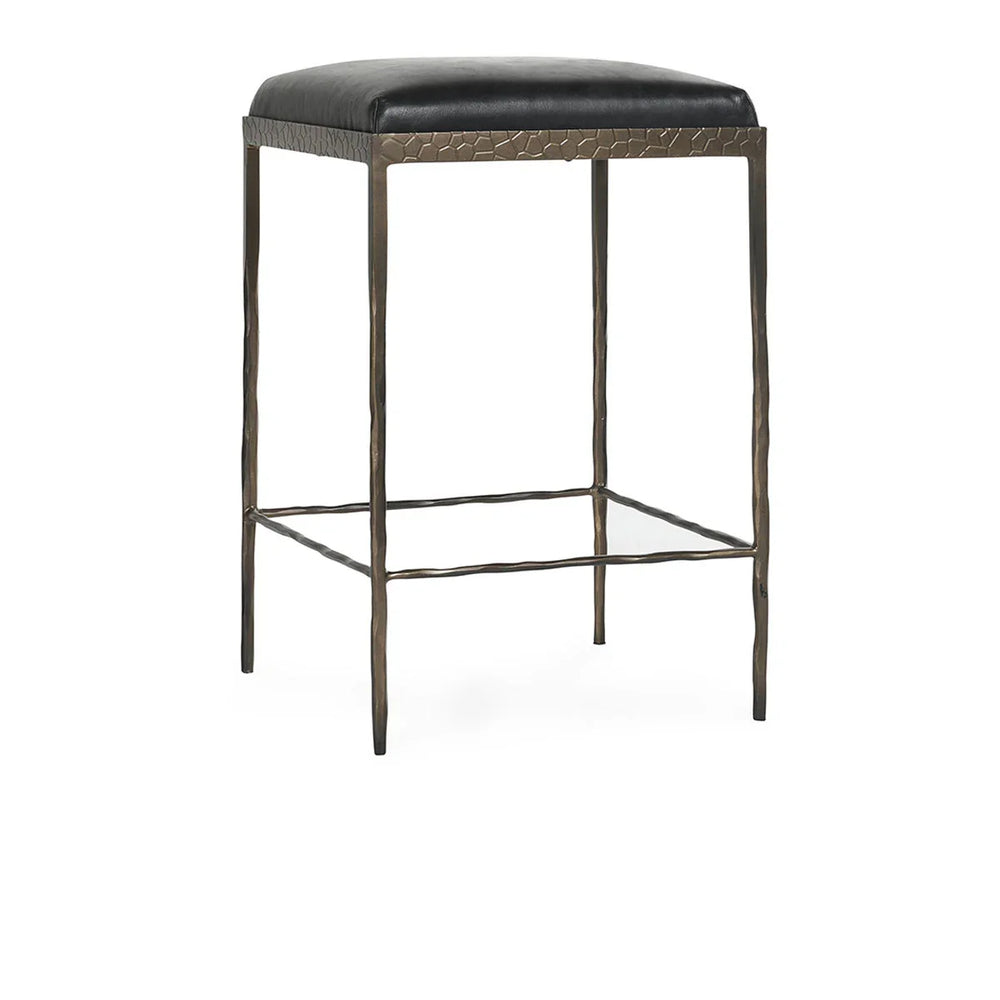 Blair leather counter stool