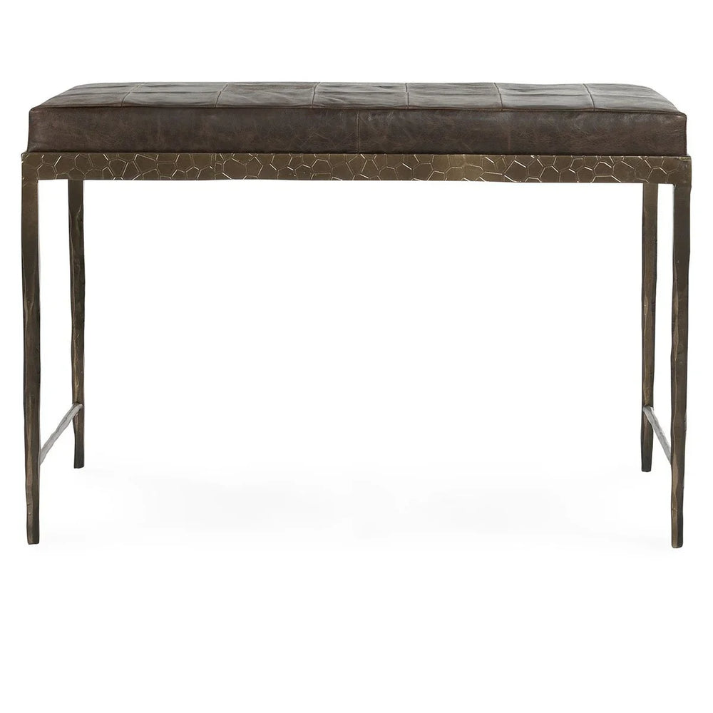 
                  
                    Mali Leather Bench, brown
                  
                