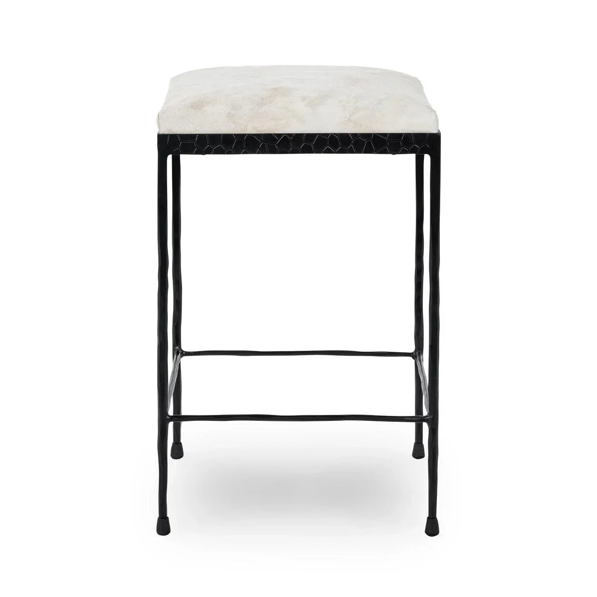 Bos 26" Counter Stool, Cream Hide