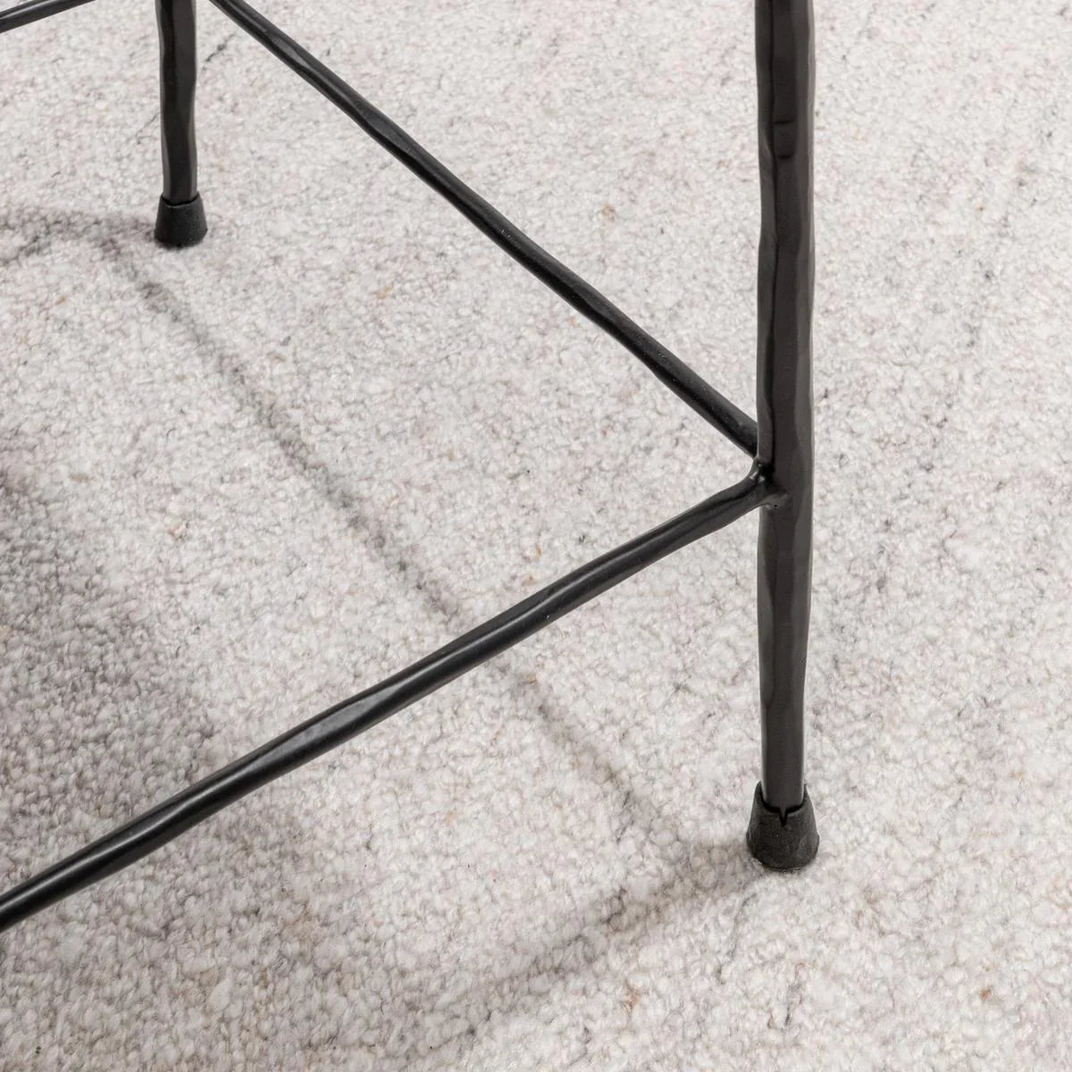 Bos 26" Counter Stool, Cream Hide