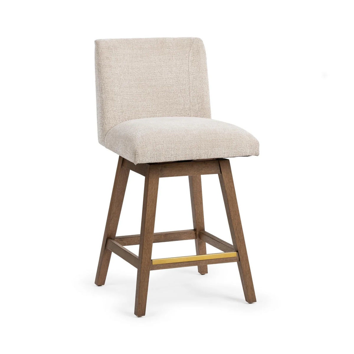 Ava Swivel Counter Stool, Oat
