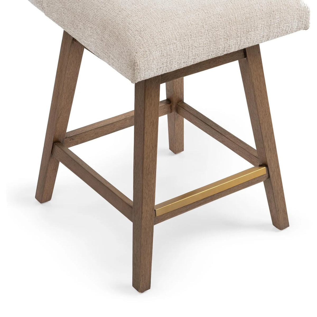Ava Swivel Counter Stool, Oat