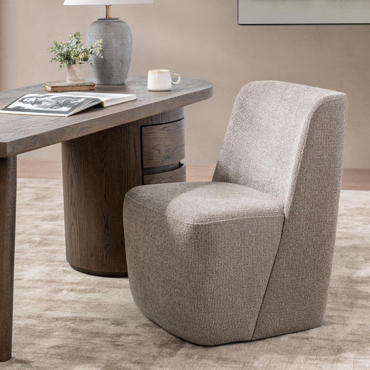 Senna Dining Chair, Smoke Taupe