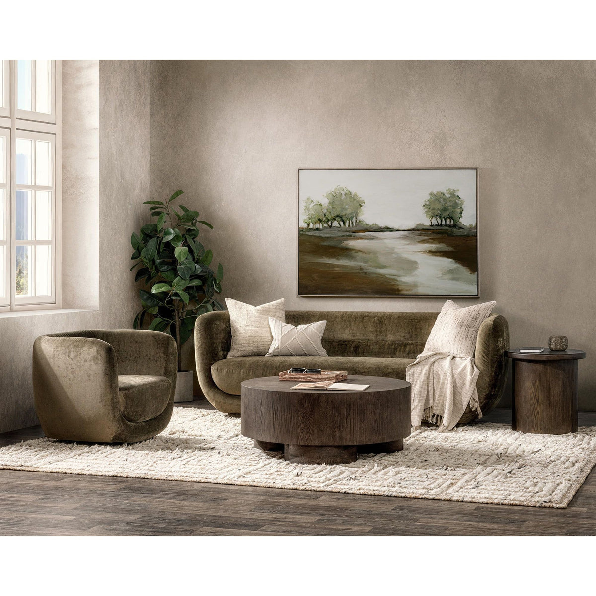 Nico Sofa, Olive Green