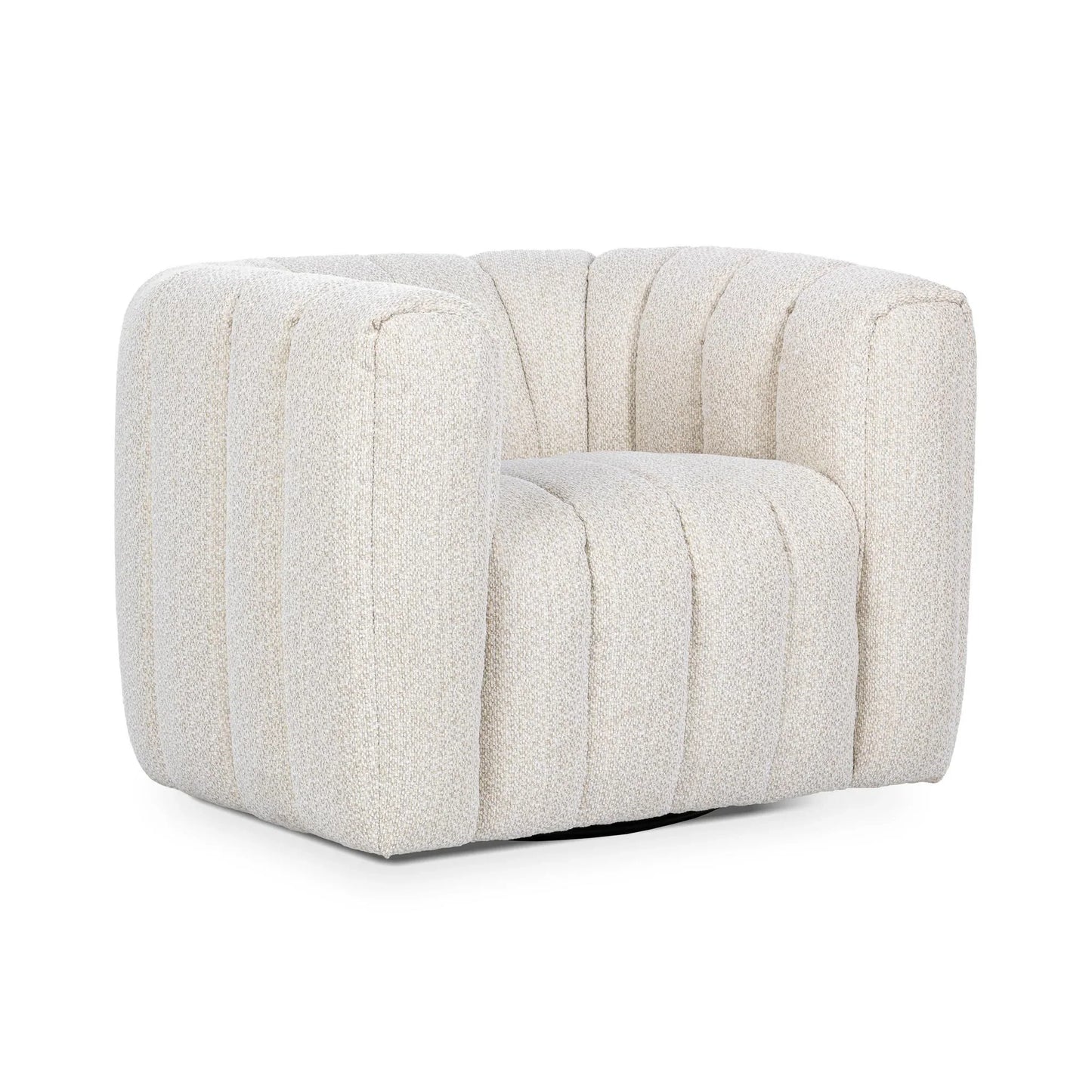 Leofwin Swivel Chair Cream