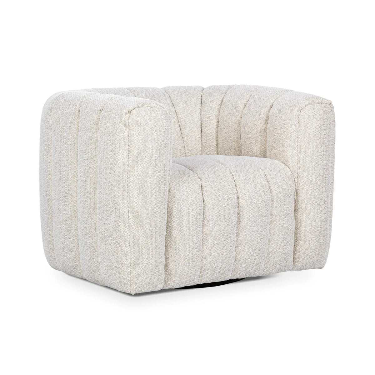 Lexa Swivel Chair, Cream