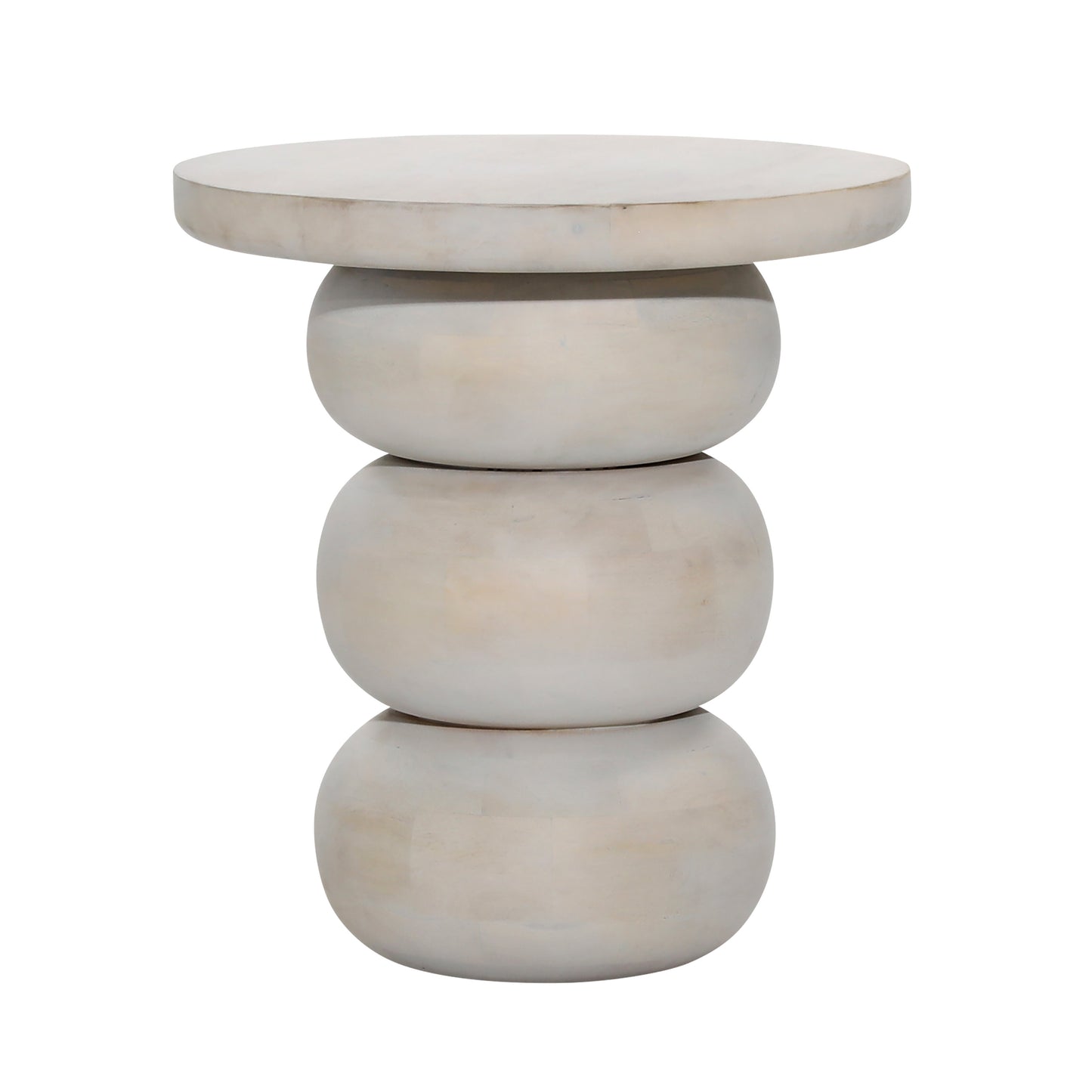 Dunric End Table White