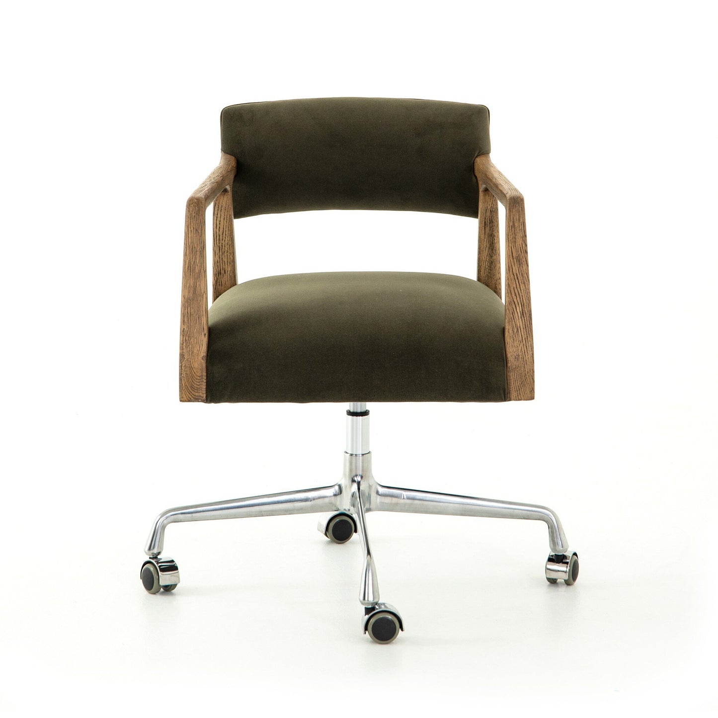 Thane Desk Chair - Modern Velvet Loden