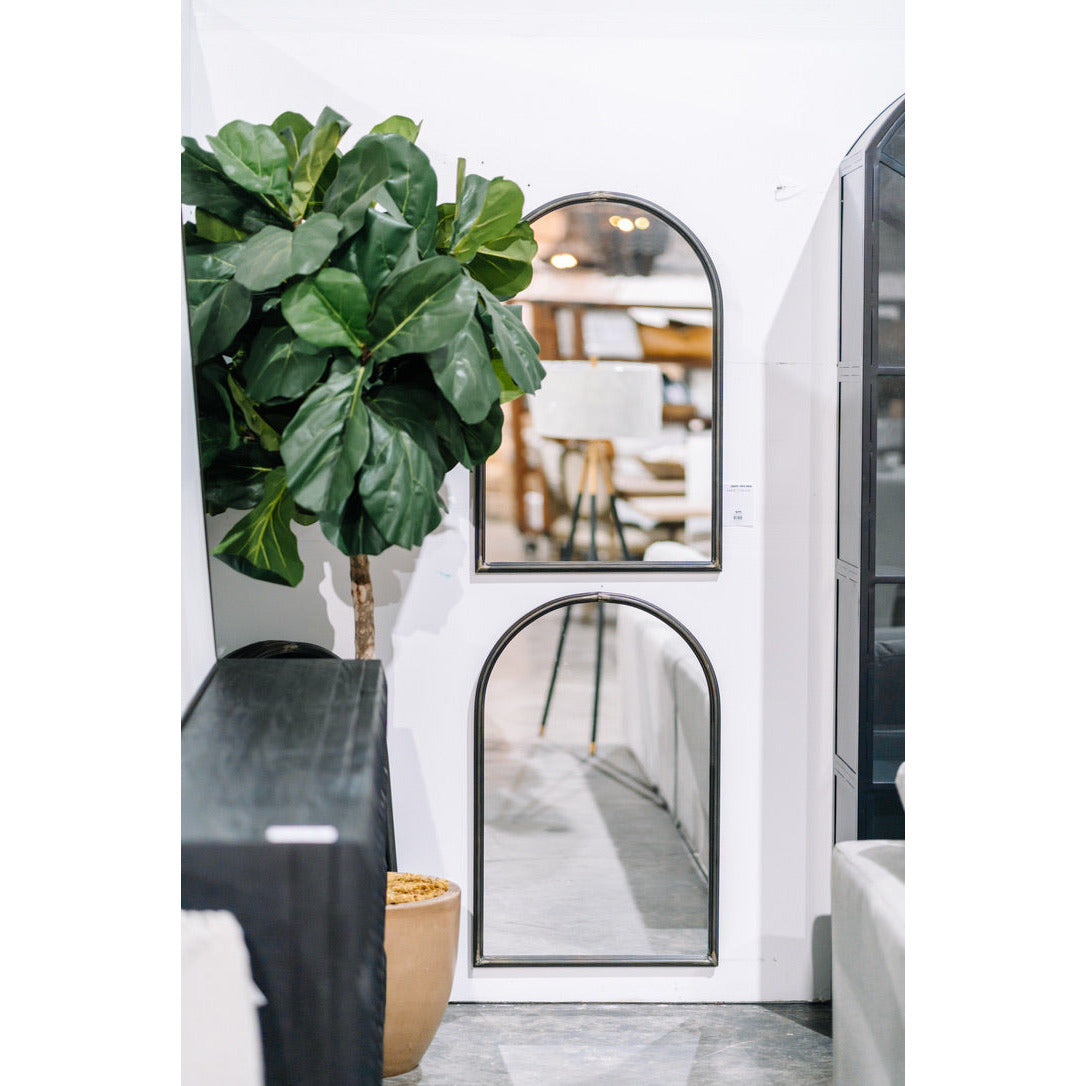 Mirror w/Metal Trim