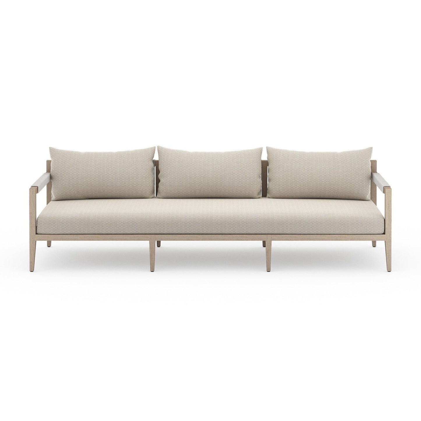 Sterling Outdoor Sofa, Washed Brown - Venao Grey