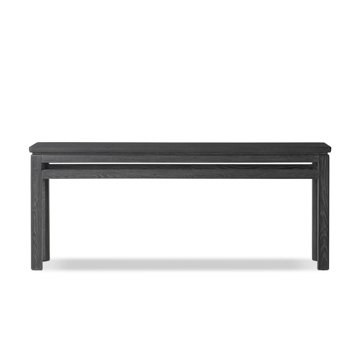 Osric Console Table - Rustic Black Veneer