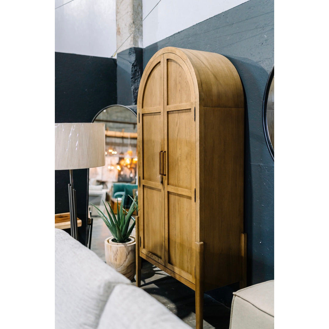 Toll Panel Cabinet, Oak