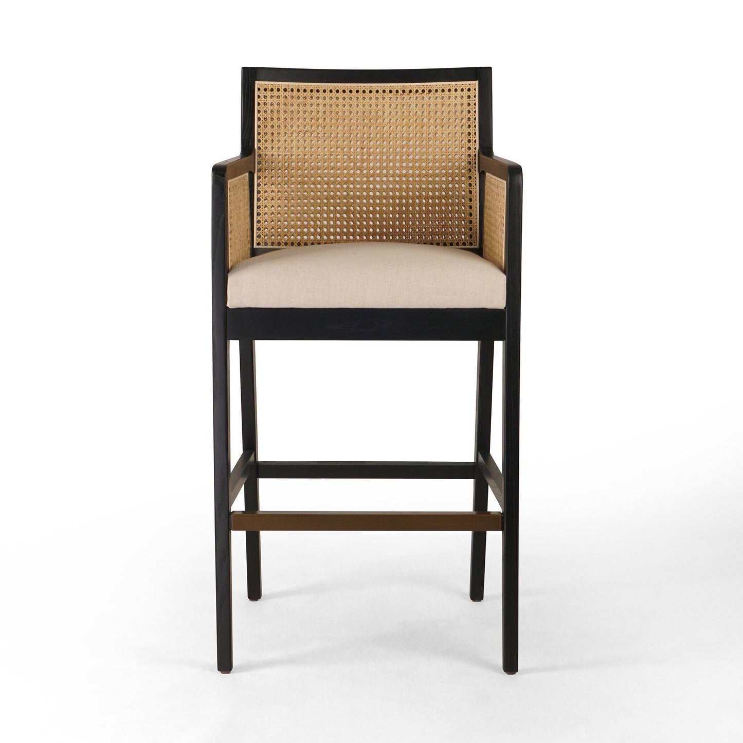 Aldwin Cane Bar + Counter Stool - Savile Flax