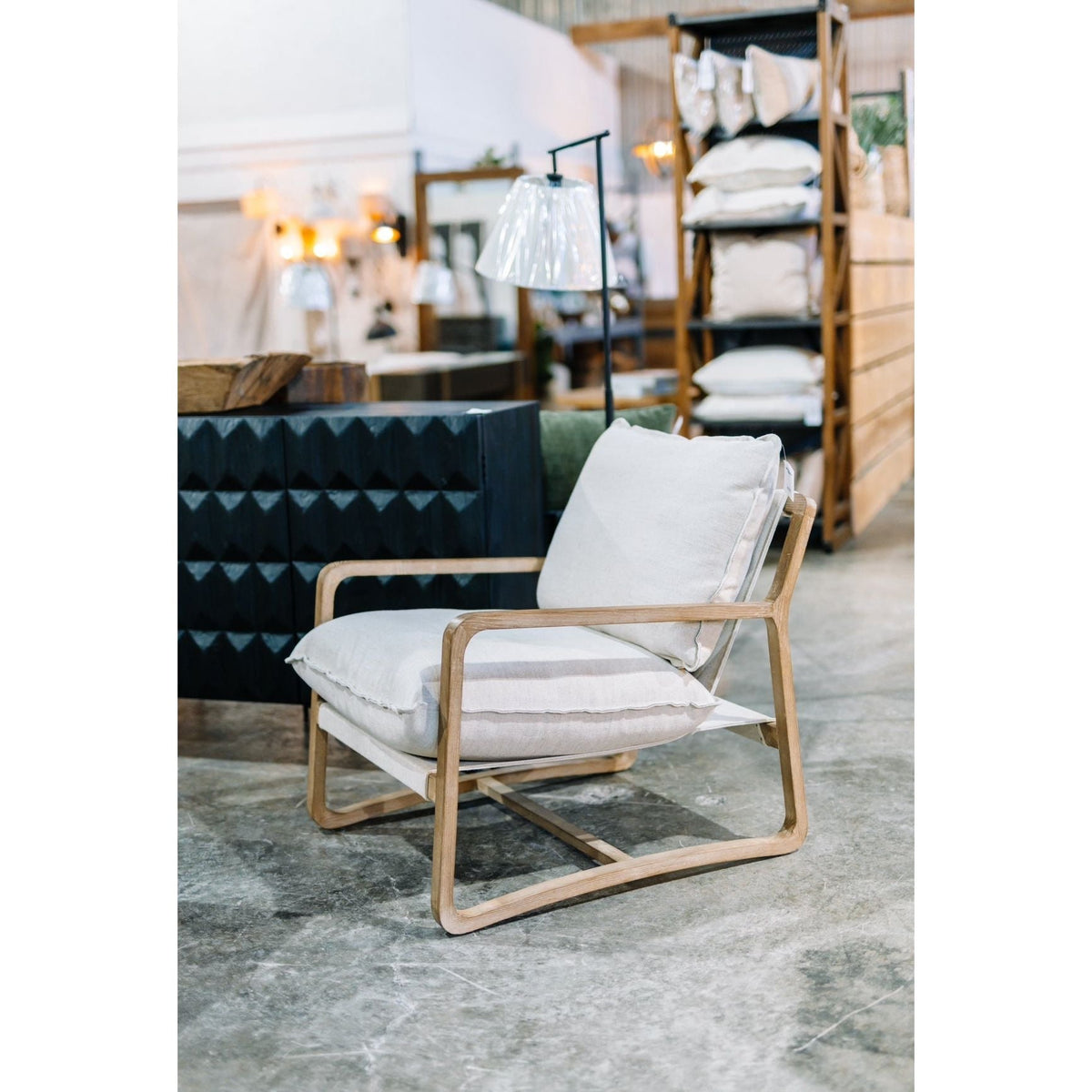 Atlas Chair, Sand Performance