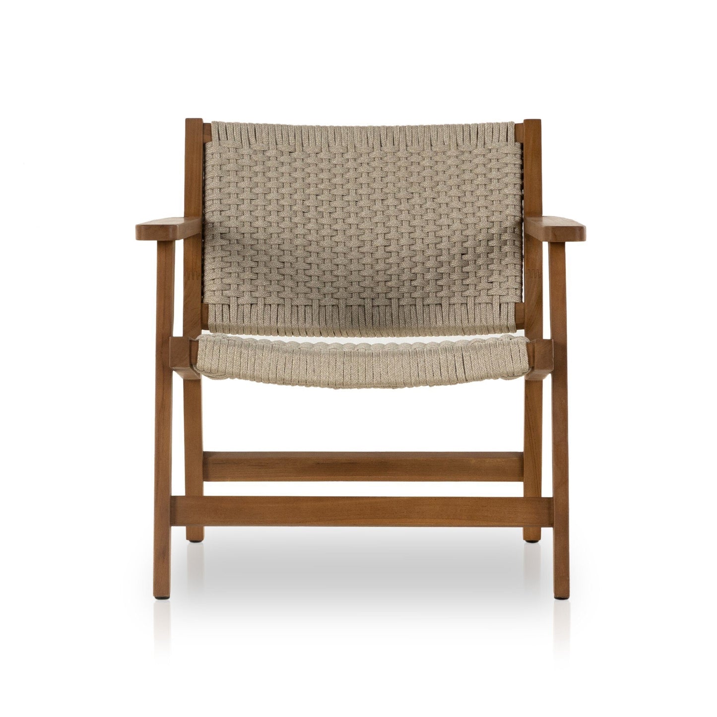 Dunric Outdoor Chair - Thick Dark Grey Rope