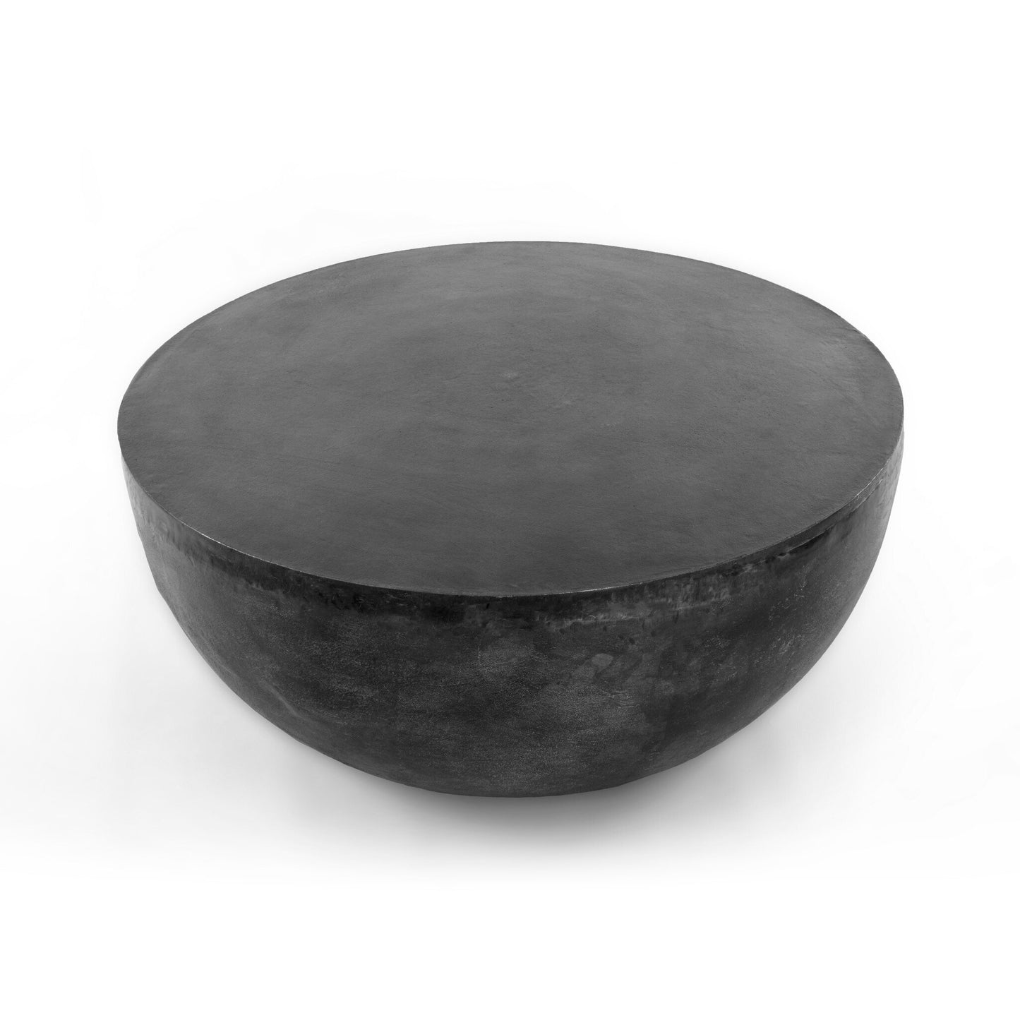 Botanicus Outdoor Round Coffee Table - Matte White Cast Aluminum