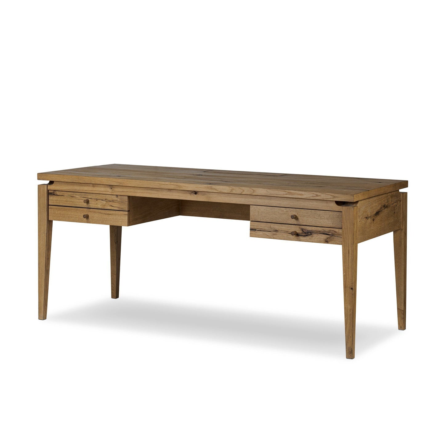 Beornric Desk - Warm Natural Oak Veneer