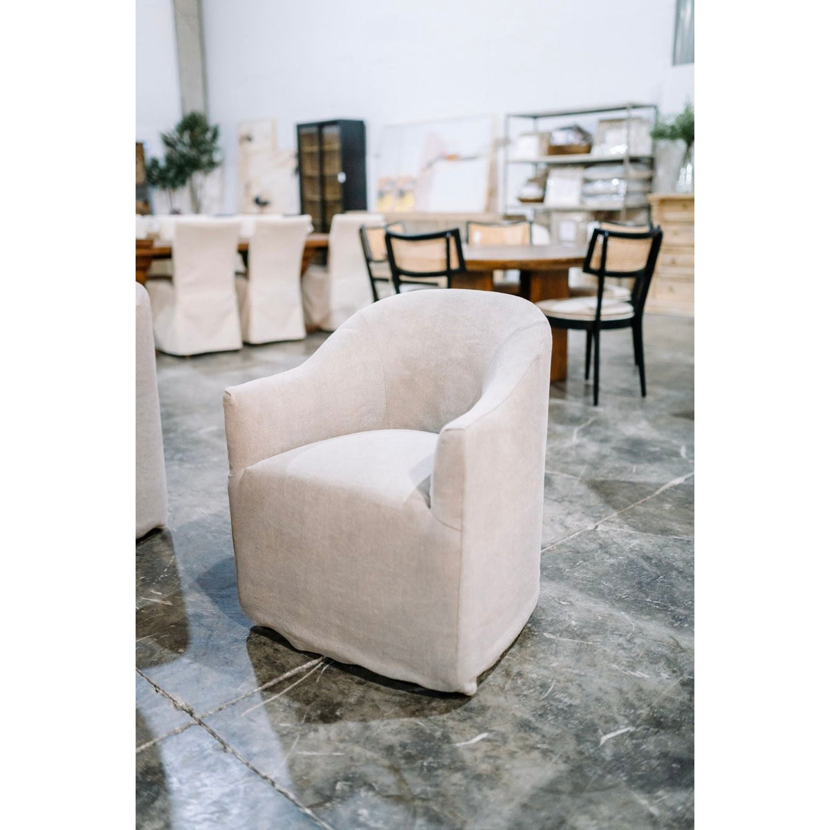 Cov Dining Chair, Stone