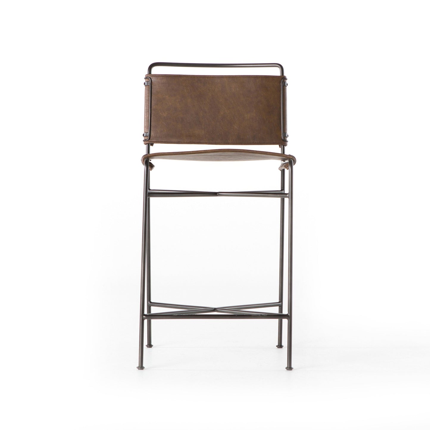 Wulfstan Bar + Counter Stool - Distressed Brown