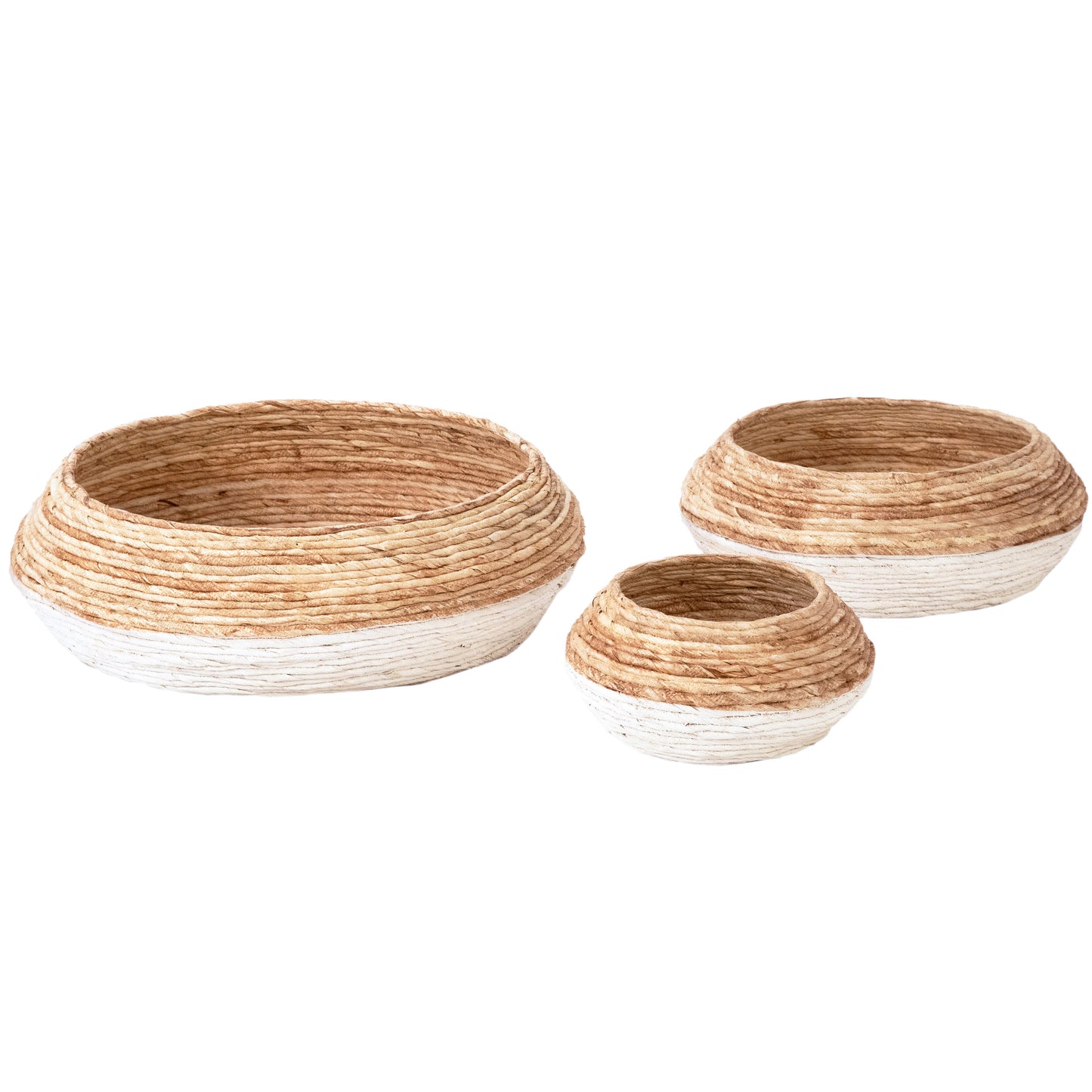 Abaca Basket Set of 3