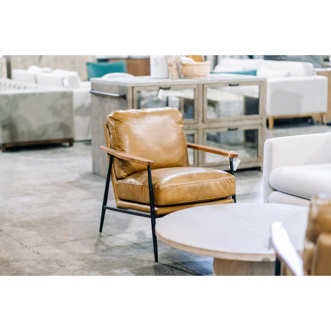Chris Club Chair, Tan, Clearance