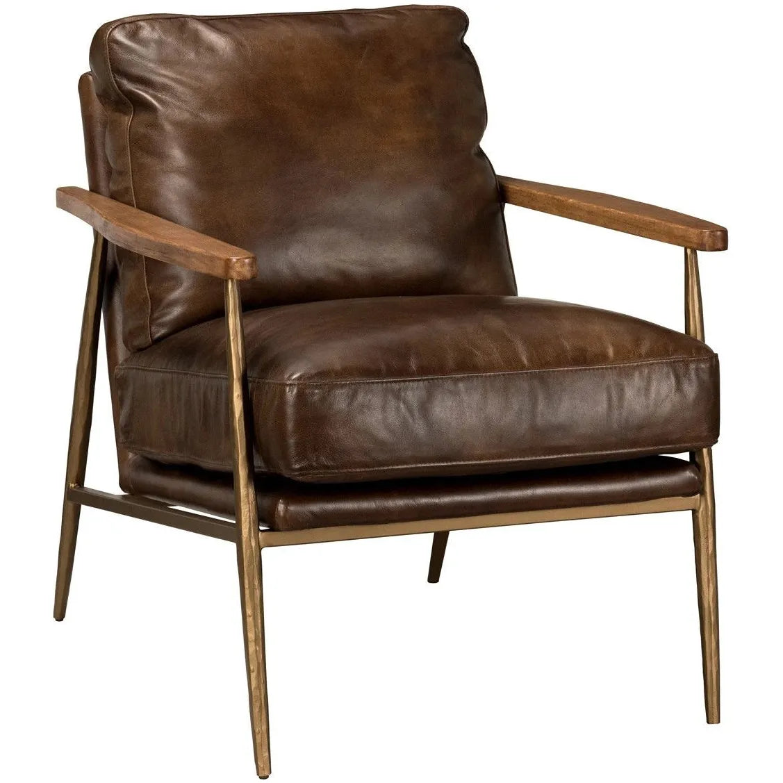 Chris Club Chair, Brown