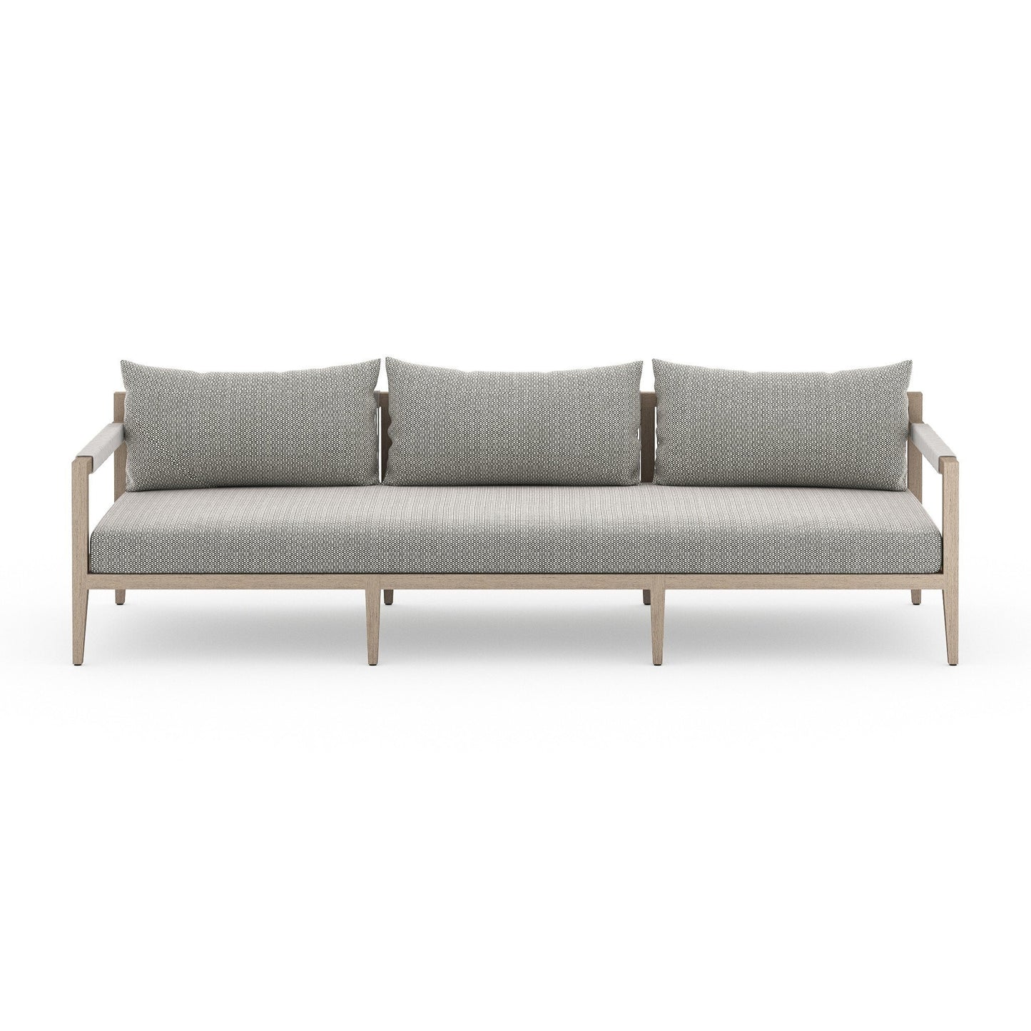 Sterling Outdoor Sofa, Washed Brown - Venao Grey