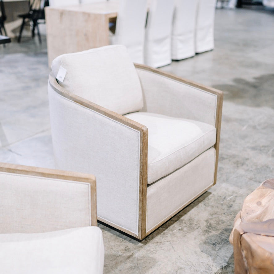 Lindsey Swivel Chair, KW Sand