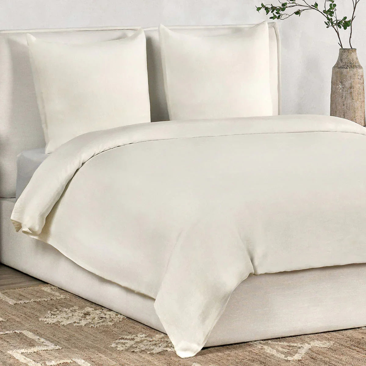 Paloma King Duvet Set, Ivory