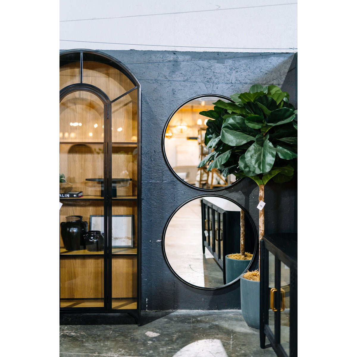 Pip 36" Mirror, Black
