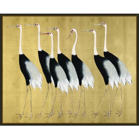 Gold Flock Art, 51x41