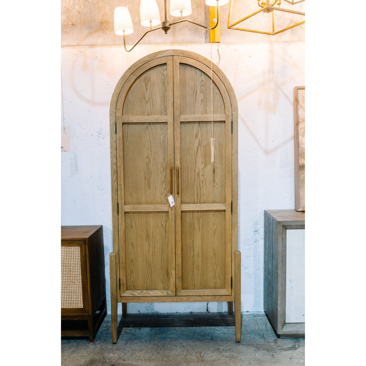 Toll Panel Cabinet, Oak