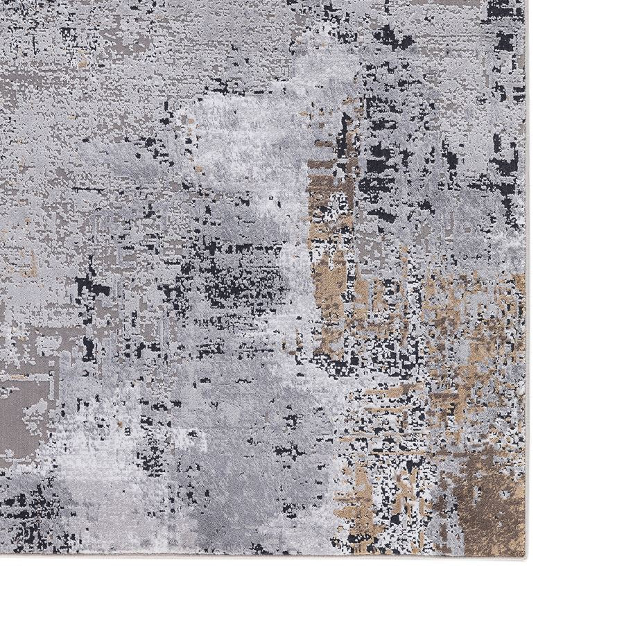 Hayes 5 Rug, Gray/ Gold