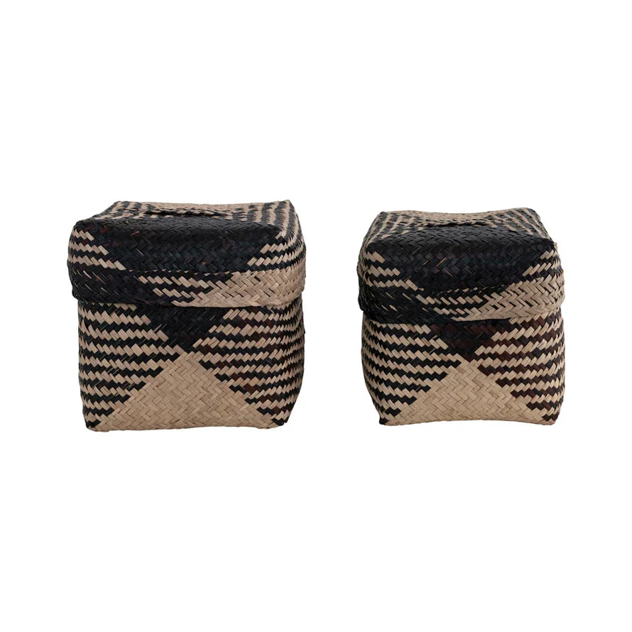 SM Hand-Woven Seagrass Box