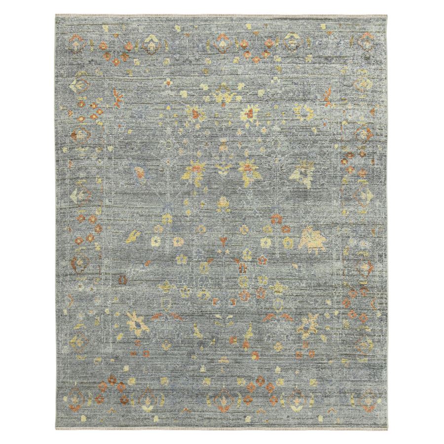 Jewel 6 Rug, Light Gray