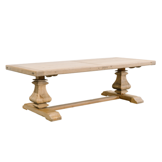 Montecito 108" Dining Table, Natural