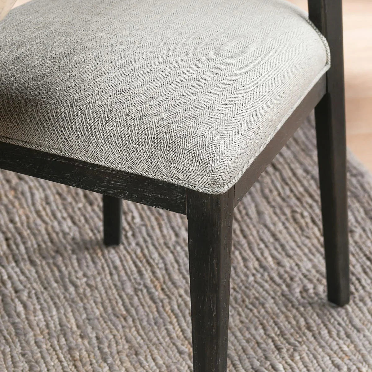 Phillip Upholstered Dining Chair, Stone