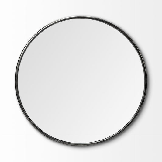 47" Pipe Mirror, Black