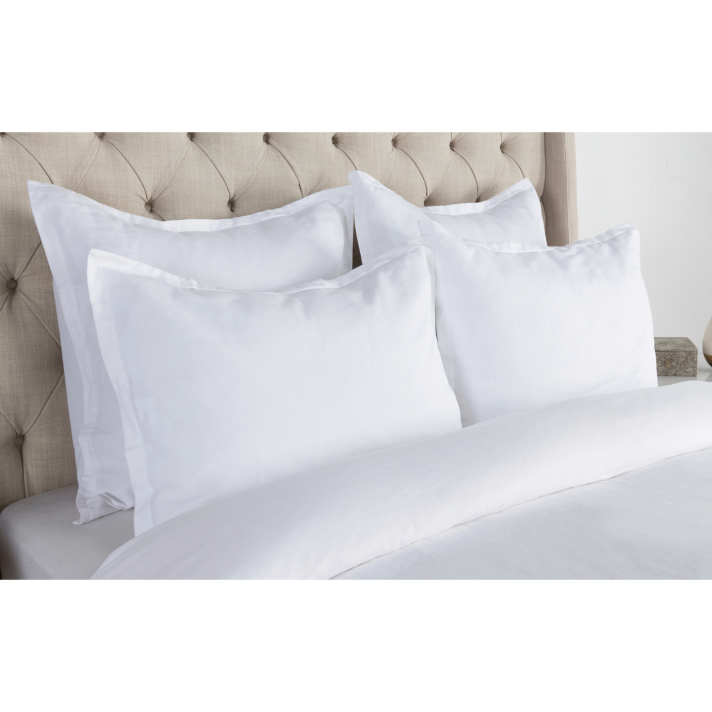 Arc 3-pc King Duvet Set, White