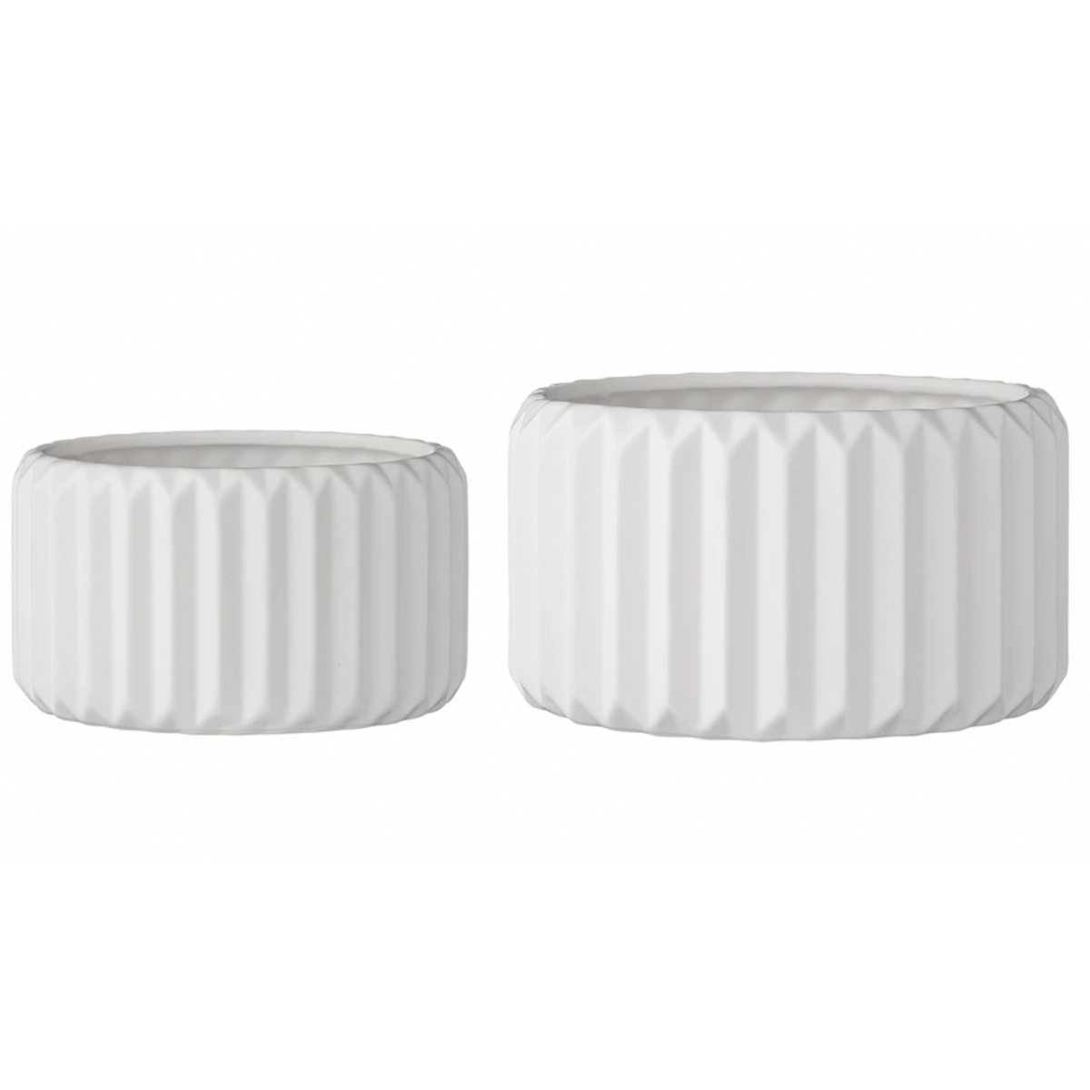 SM Stoneware Fluted Planter