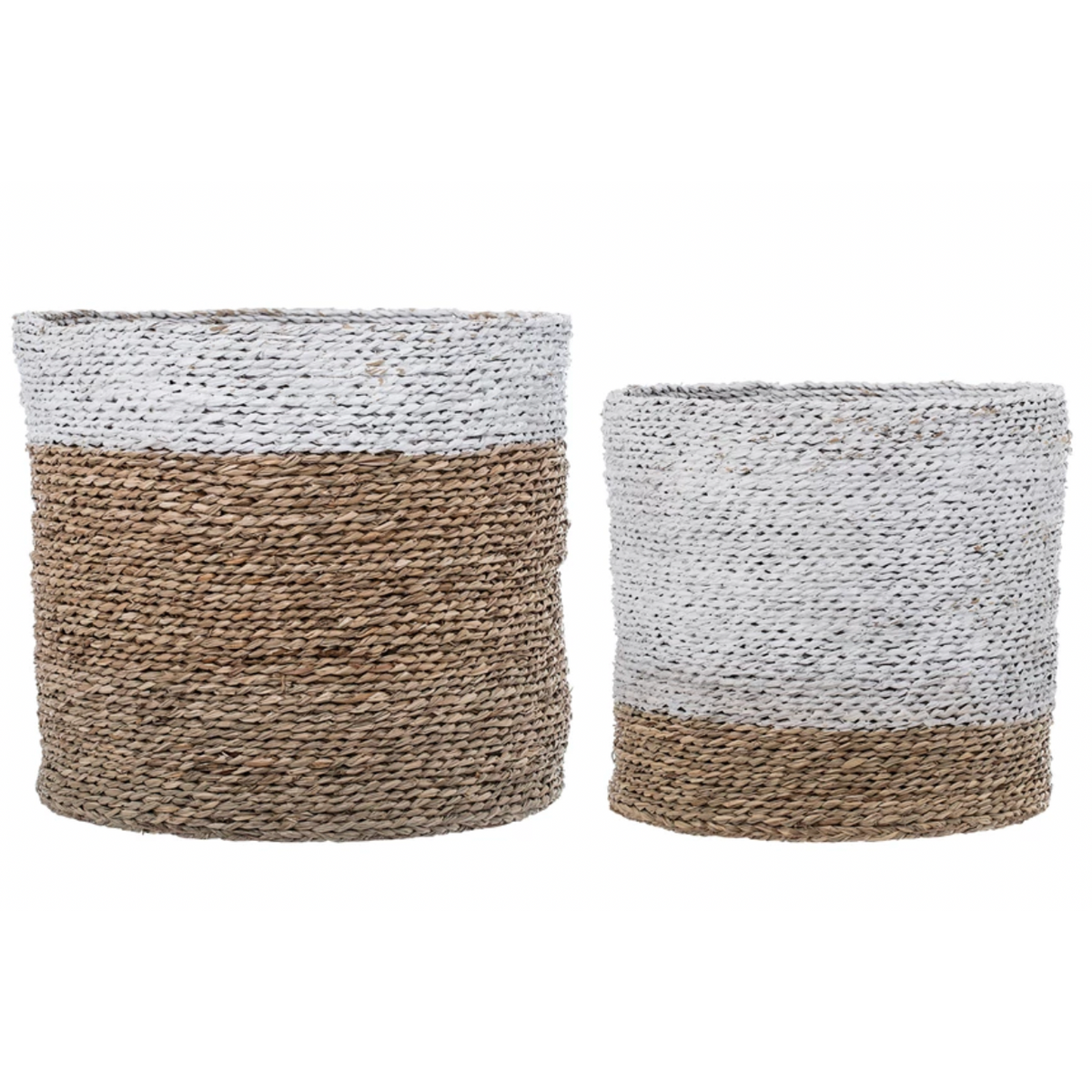 SM Two-Tone Basket, White