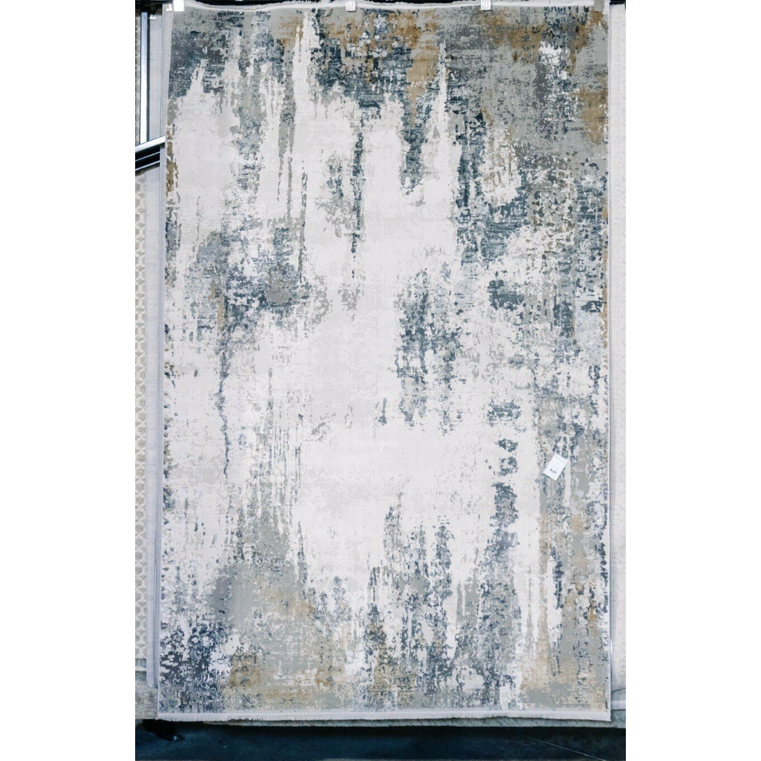 7.9x10.5 Amber Rug, Cream/Gold