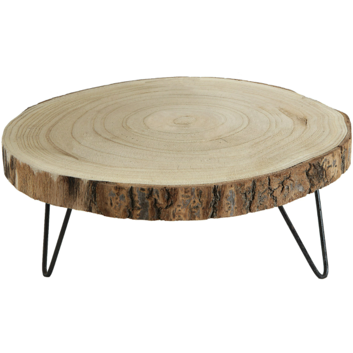 11" Wood Pedestal
