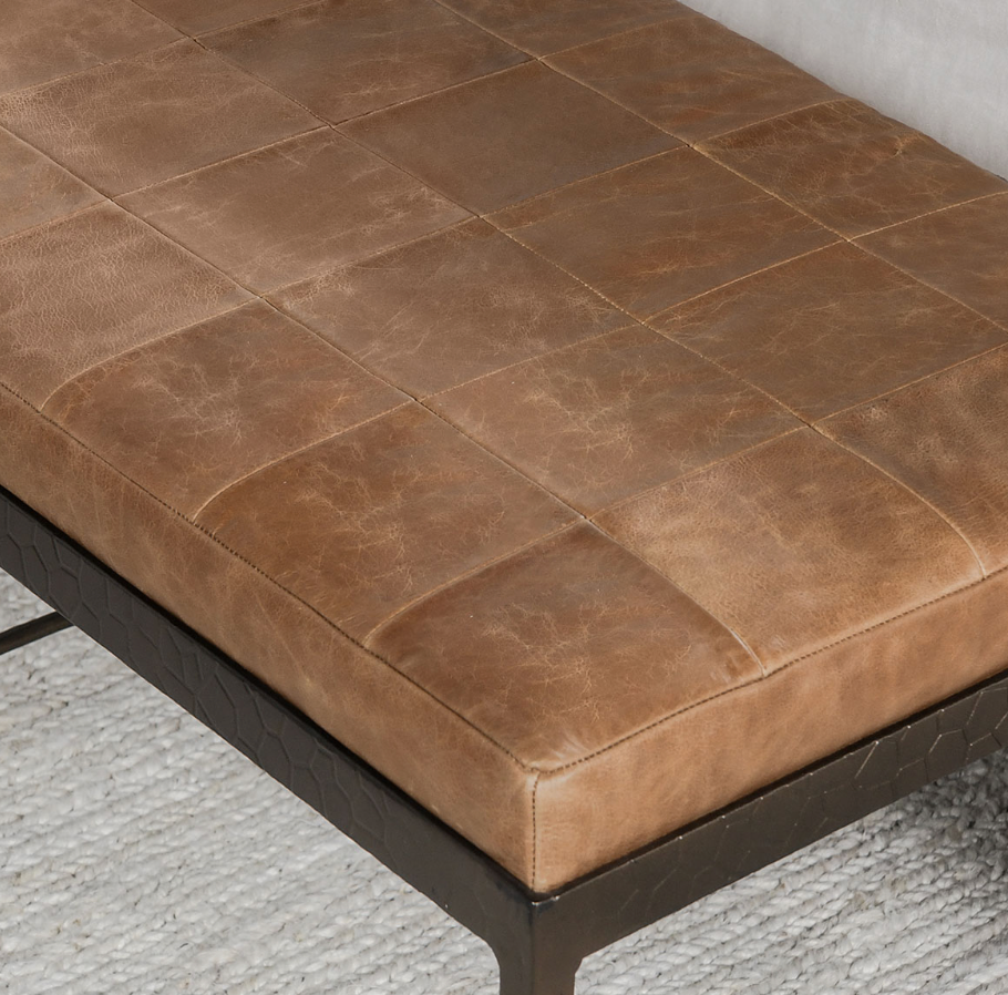 
                  
                    Max 28" Leather Bench
                  
                