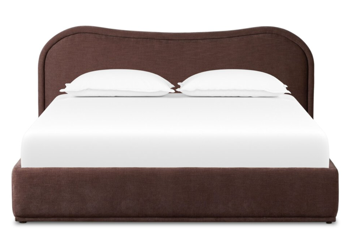 Julia Queen Bed, Plum