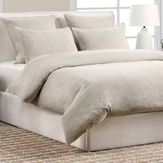 Talia King Duvet, Natural