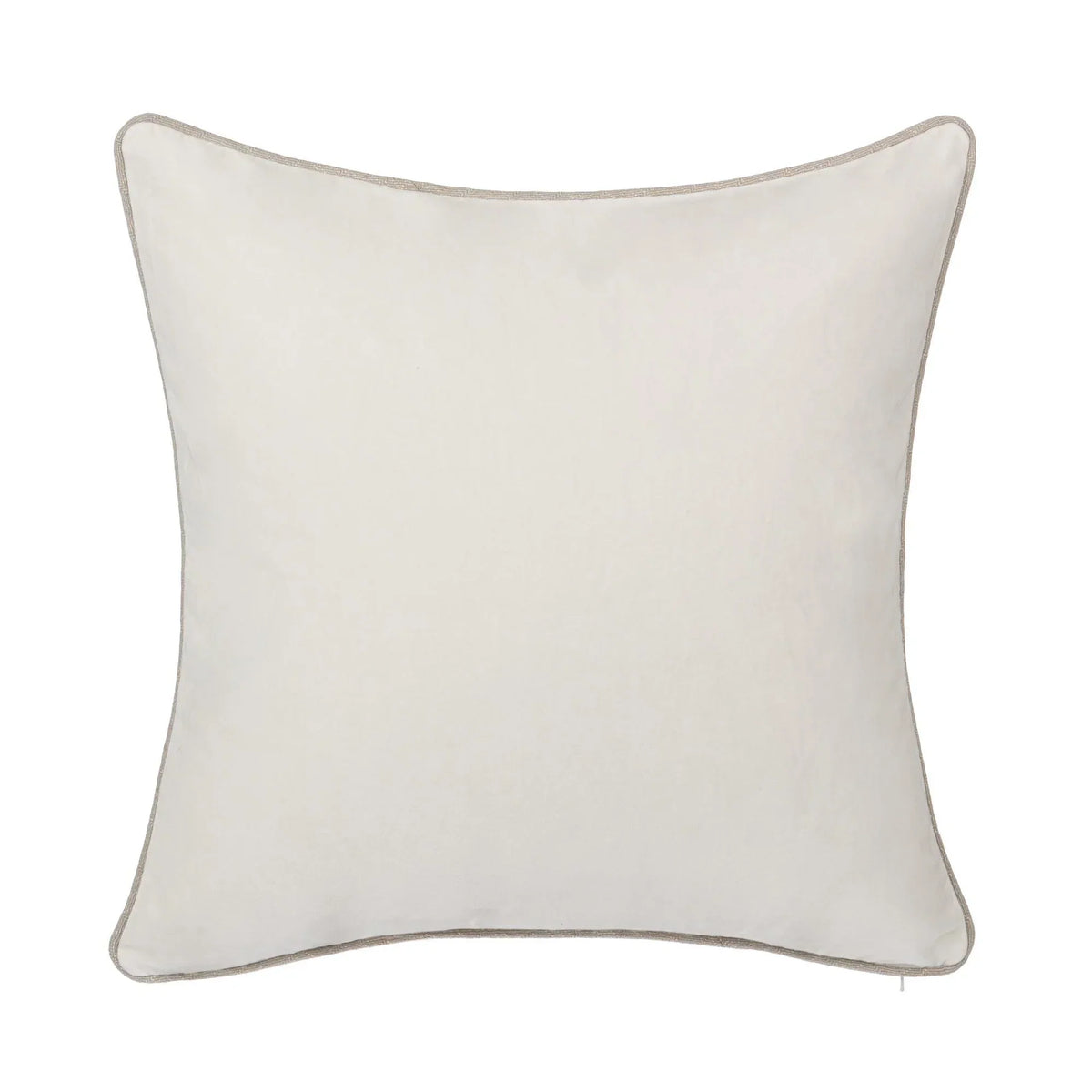 SLD Heirloom Velvet 18x18 Pillow, Ivory