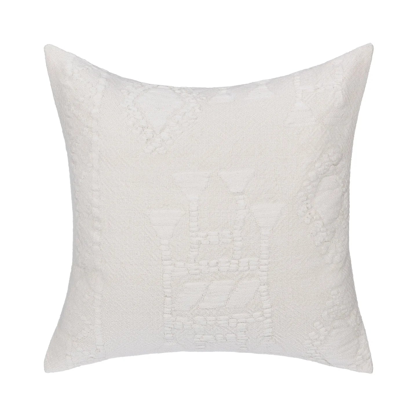 Abbey 22x22 Pillow, Ivory