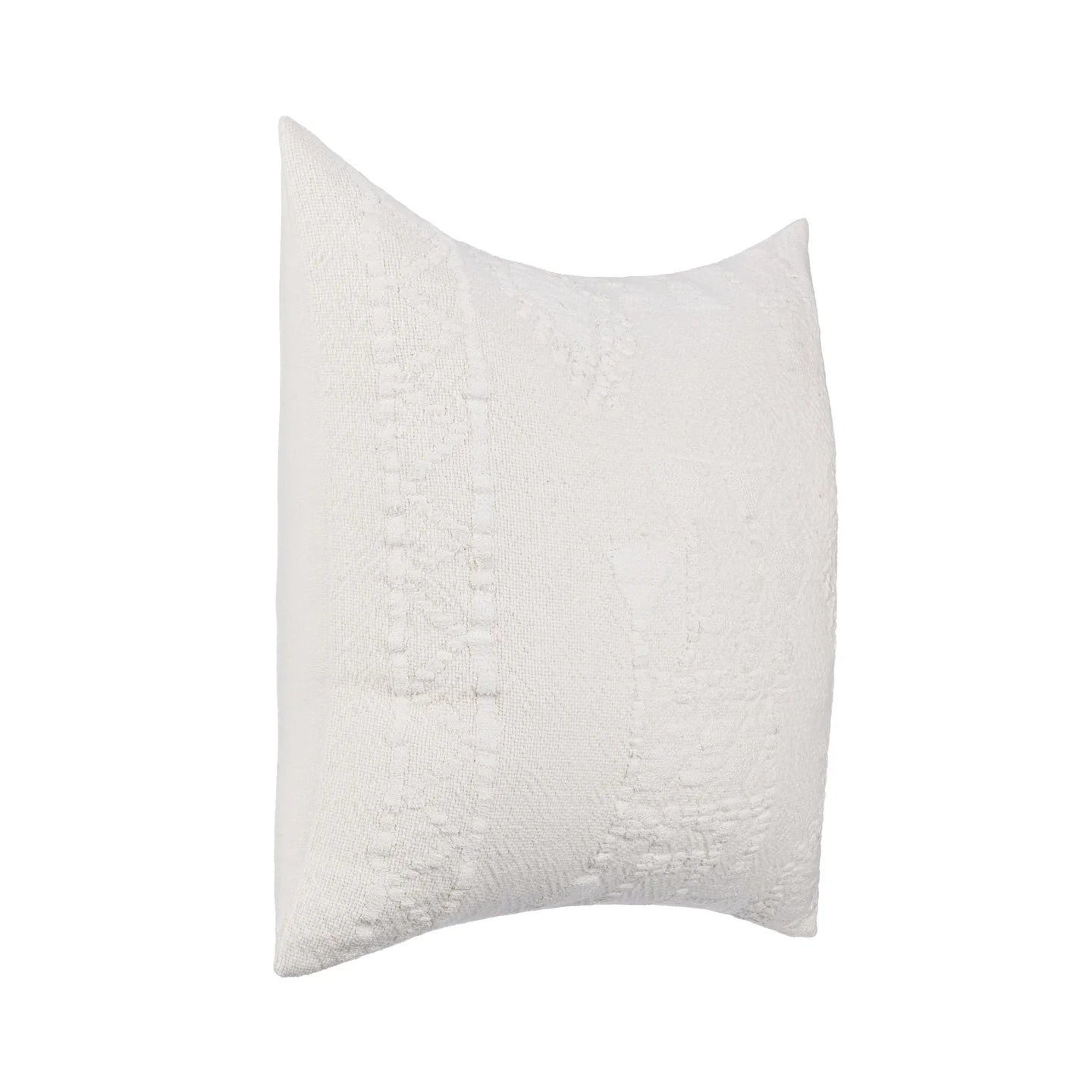 Abbey 22x22 Pillow, Ivory