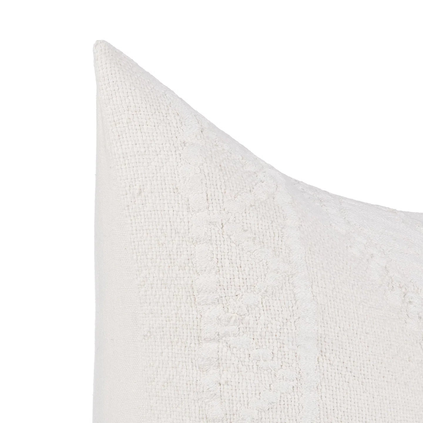 Abbey 22x22 Pillow, Ivory